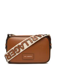 Karl Lagerfeld - KARL LAGERFELD Torebka A3W30310 Brązowy. Kolor: brązowy. Materiał: skórzane #2