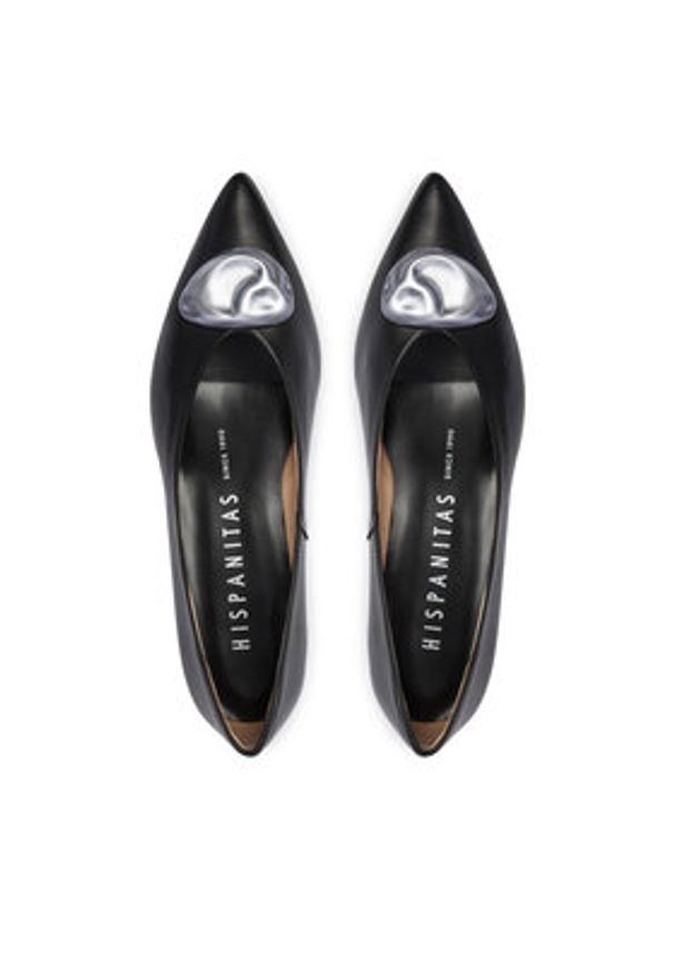 Hispanitas Czółenka HV264775 C002 Czarny. Kolor: czarny. Materiał: skóra