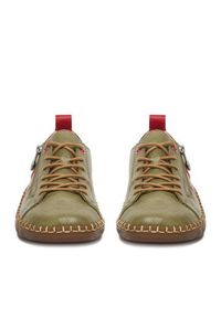 Rieker Półbuty N2401-54 Zielony. Kolor: zielony. Materiał: materiał #6