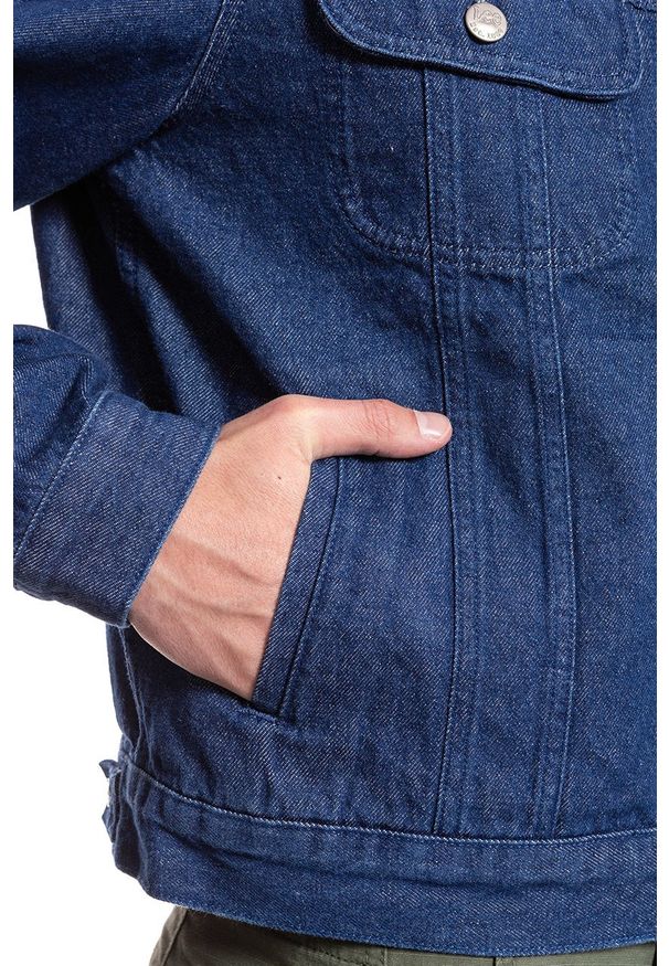 Lee - KURTKA JEANSOWA LEE ZIP RIDER JACKET RINSE L89YGA36 112123945. Materiał: jeans