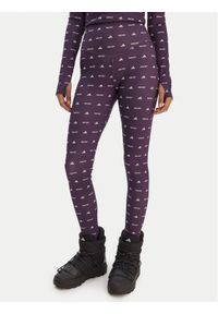 Adidas - adidas Legginsy Moon Boot JM1102 Fioletowy Slim Fit. Kolor: fioletowy. Materiał: syntetyk #1