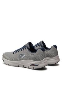skechers - Skechers Sneakersy Arch Fit 232040/GYNV Szary. Kolor: szary. Materiał: materiał #3
