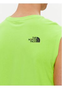 The North Face Tank top Simple Dome NF0A87R3 Zielony Regular Fit. Kolor: zielony. Materiał: bawełna #6