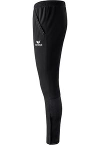 ERIMA - Spodnie treningowe męskie Erima Training Pants with calf insert 2.0. Kolor: czarny. Materiał: dresówka. Sport: piłka nożna