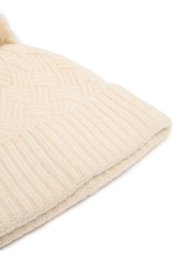 only - ONLY Czapka Kate 15297982 Biały. Kolor: biały. Materiał: poliester