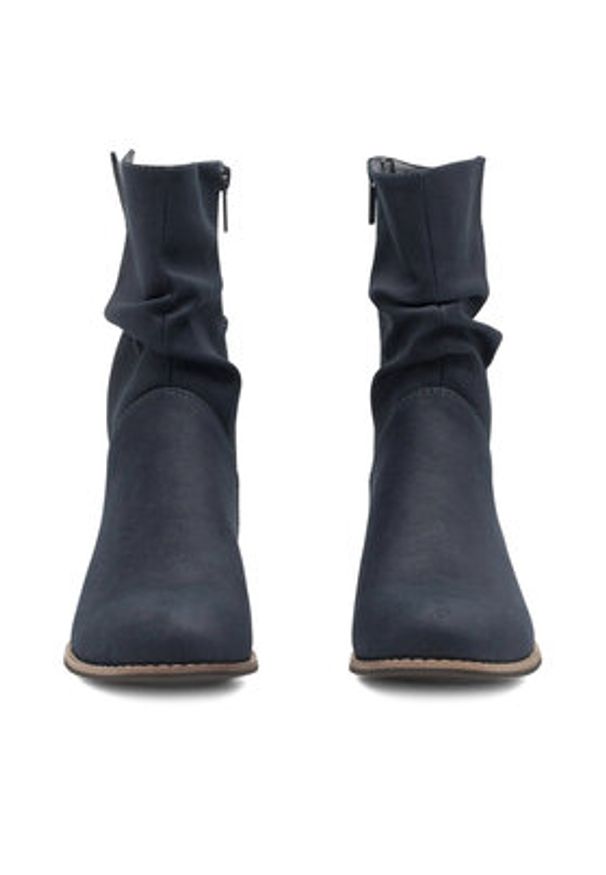 Clara Barson Botki WS14087-02 Granatowy. Kolor: niebieski. Materiał: materiał