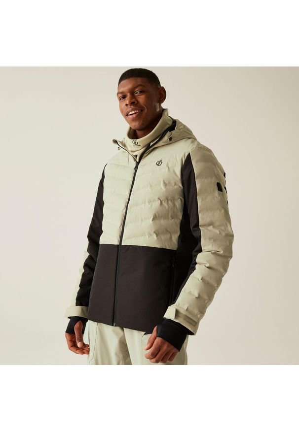 DARE 2B - Kurtka narciarska męska z membraną Ollie III Dare 2b. Kolor: beżowy. Materiał: tkanina. Sezon: zima. Sport: narciarstwo