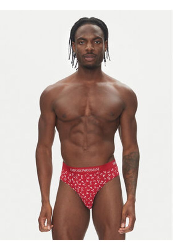 Emporio Armani Underwear Komplet 3 par slipów EM000256 AF10800 M0086 Kolorowy. Materiał: bawełna. Wzór: kolorowy
