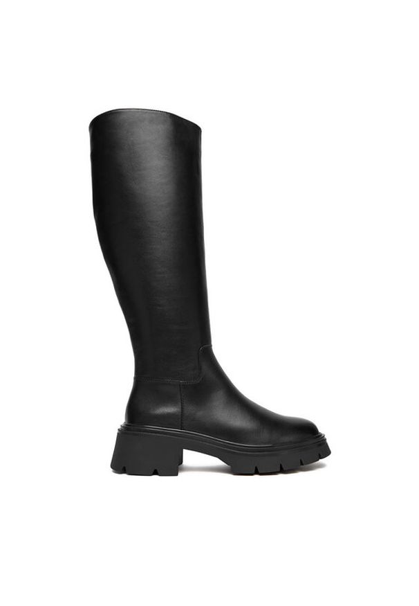 Badura Kozaki C-ANIKA-MX1065-11 Czarny. Kolor: czarny. Materiał: skóra