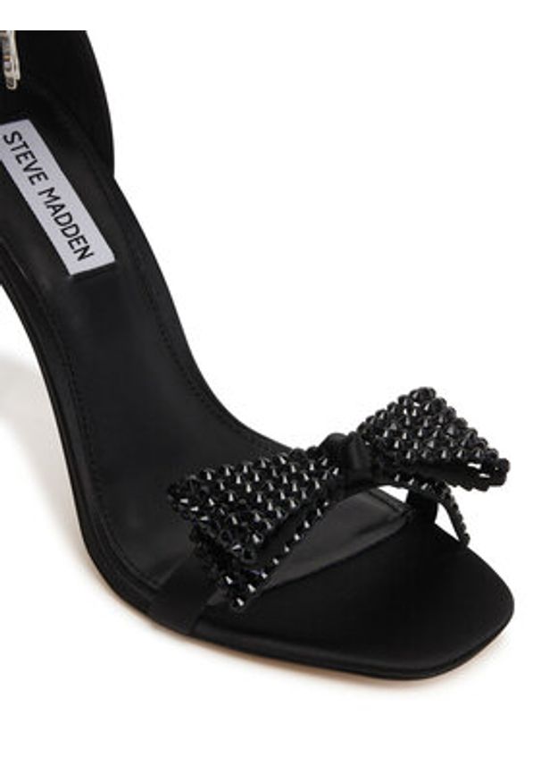 Steve Madden Sandały Newlywed 11005241 Czarny. Kolor: czarny. Materiał: materiał