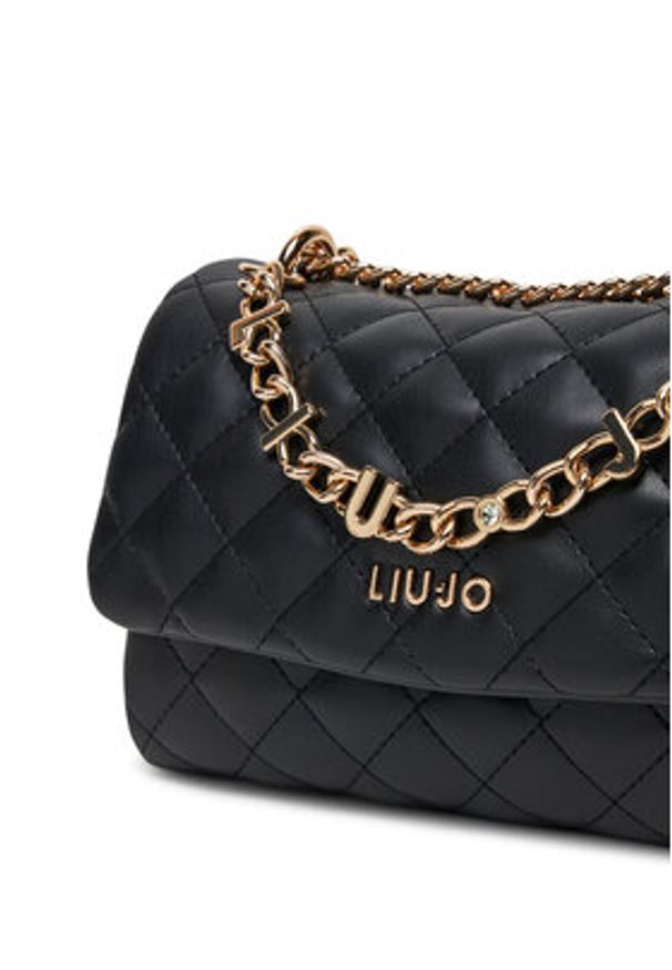 Liu Jo Torebka Ecs S Crossbody AA5127 E0015 Czarny. Kolor: czarny. Materiał: skórzane