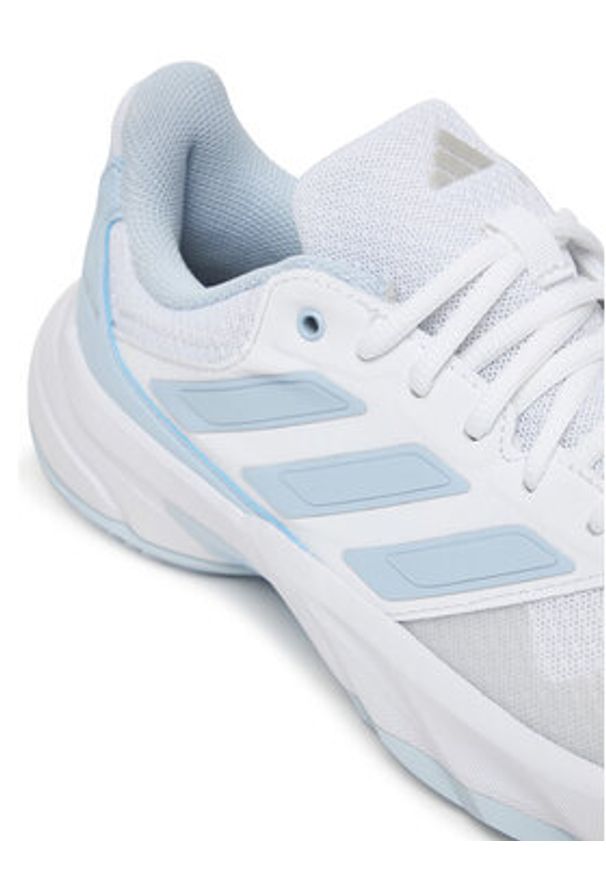 Adidas - adidas Buty do tenisa Courtjam Control 3 KI3443 Biały. Kolor: biały. Materiał: materiał. Sport: tenis