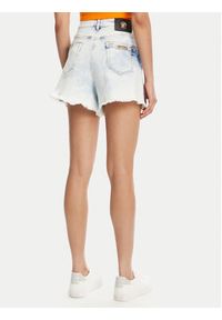 Versace Jeans Couture Szorty jeansowe 78HAD51R Niebieski Straight Fit. Kolor: niebieski. Materiał: bawełna #3