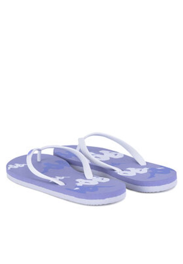 Kappa Japonki 351C24W VIOLET LAVANDA - WHITE - VIOLET LAVANDER Kolorowy. Materiał: syntetyk, materiał. Wzór: kolorowy