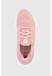 adidas Performance buty Ultraboost GX5592 kolor różowy. Zapięcie: sznurówki. Kolor: różowy. Materiał: guma. Sport: bieganie
