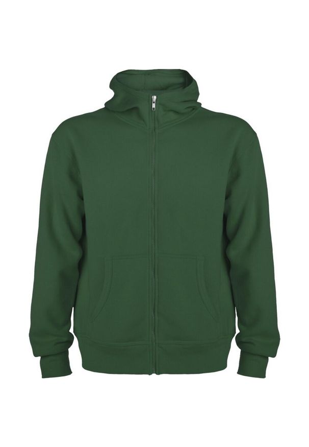 ROLY - Męska Bluza Z Kapturem Montblanc Full Zip. Typ kołnierza: kaptur. Kolor: zielony