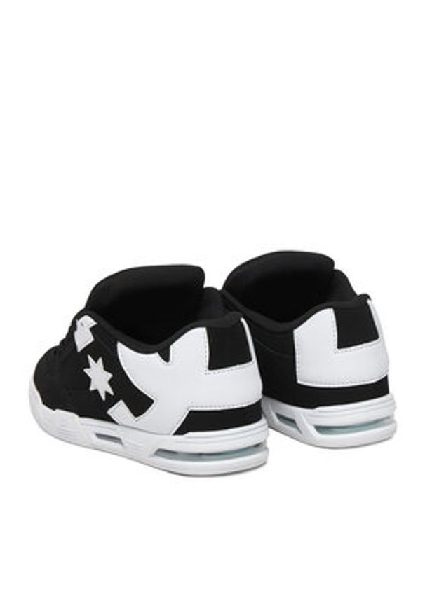 DC Shoes Sneakersy EO-DC COMMAND DC02744003 Czarny. Kolor: czarny. Materiał: skóra, nubuk