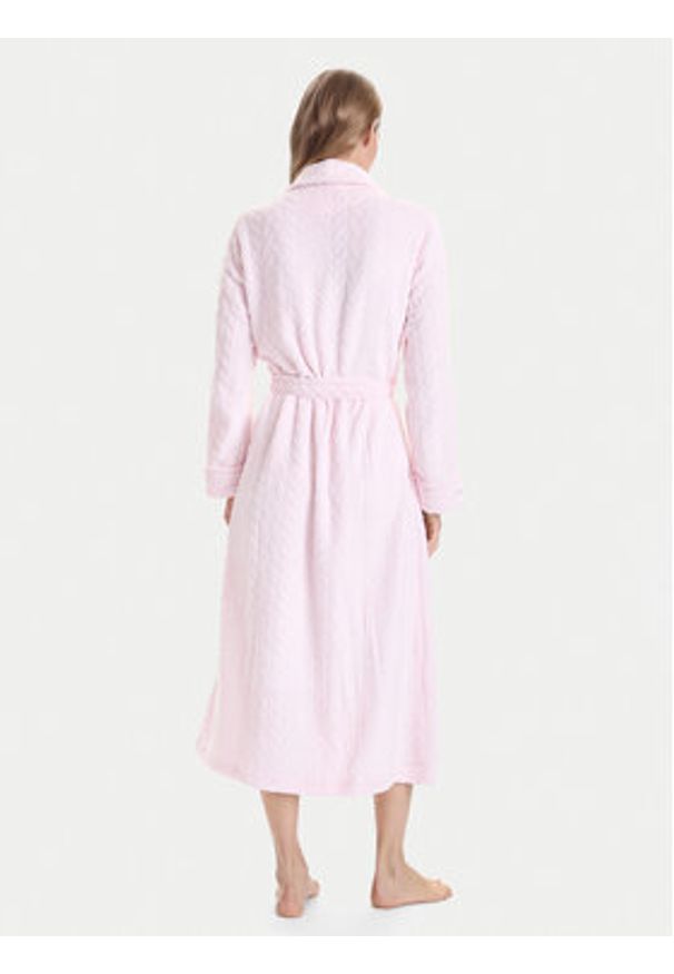 Lauren Ralph Lauren - LAUREN RALPH LAUREN Szlafrok ILN52455F Różowy. Kolor: różowy. Materiał: syntetyk