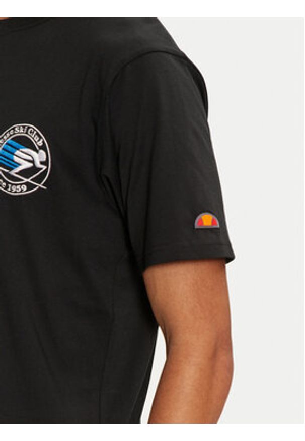 Ellesse T-Shirt Condena SHX20960 Czarny Regular Fit. Kolor: czarny. Materiał: bawełna