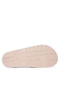 Calvin Klein Klapki Ess Slide Canvas Hdw HW0HW02960 Beżowy. Kolor: beżowy. Materiał: materiał #5
