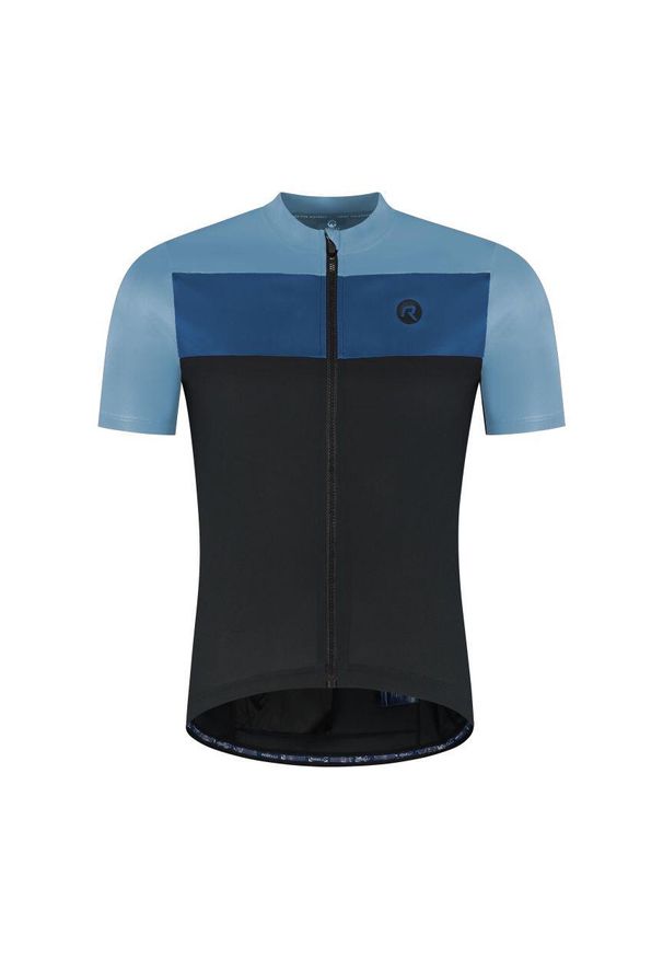 ROGELLI - Koszulka rowerowa męska Rogelli Core Block. Kolor: czarny. Sport: kolarstwo