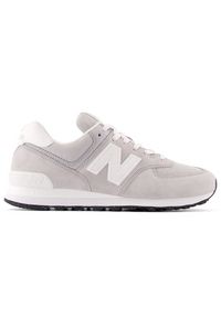 Buty unisex New Balance U574BGE – szare. Okazja: na co dzień. Kolor: szary. Materiał: skóra, zamsz, guma. Szerokość cholewki: normalna. Model: New Balance 574