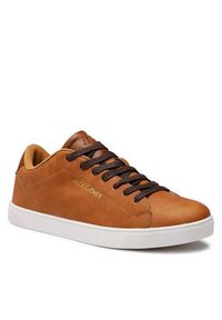 Jack & Jones - Jack&Jones Sneakersy Jfwboss 12203642 Brązowy. Kolor: brązowy. Materiał: skóra