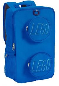 LEGO - Lego plecak Brick 2 - 18l niebieski. Kolor: niebieski. Materiał: materiał, poliester. Styl: klasyczny, casual, elegancki #1
