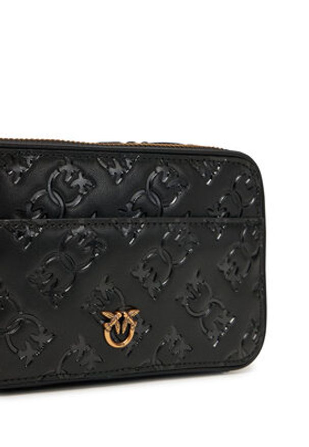 Pinko - PINKO Torebka Camera Bag Mini PE 25 PLTT 104292 A1YB Czarny. Kolor: czarny. Materiał: skórzane