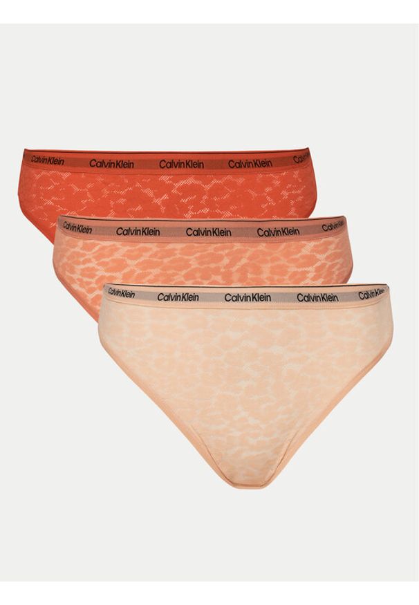 Calvin Klein Underwear Komplet fig brazylijskich 000QD5225E Kolorowy. Materiał: syntetyk. Wzór: kolorowy
