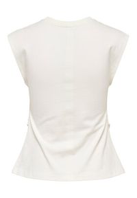 only - ONLY T-Shirt Marie 15372452 Biały Regular Fit. Kolor: biały. Materiał: bawełna #3
