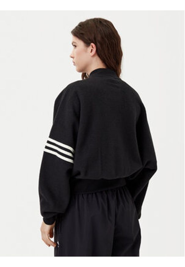 Adidas - adidas Bluza Neuclassics JI8525 Czarny Loose Fit. Kolor: czarny. Materiał: syntetyk, bawełna