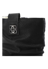 Czarne Botki Rieker Ocieplane Obuwie Damskie. Okazja: na spacer, na co dzień. Zapięcie: klamry. Kolor: czarny. Materiał: materiał. Sezon: zima, jesień. Styl: klasyczny, casual, elegancki #6