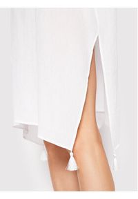 Max Mara Beachwear Sukienka letnia Paglie 32210328 Biały Oversize. Kolor: biały. Materiał: bawełna. Sezon: lato. Typ sukienki: oversize #4