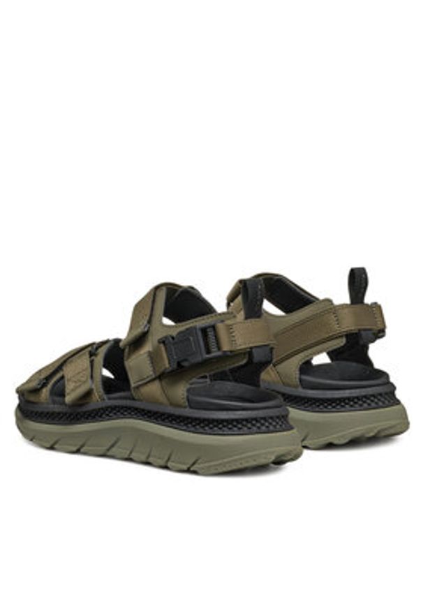 Geox Sandały U Spherica Actif X S U55L0A 0BC11 C3009 Khaki. Kolor: brązowy. Materiał: materiał