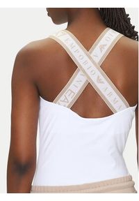 EA7 Emporio Armani Body 7W000338 AF12625 U0002 Biały Slim Fit. Kolor: biały. Materiał: syntetyk