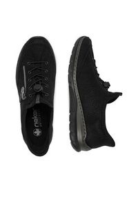 Rieker Sneakersy CEO-L32F1-00 Czarny. Kolor: czarny. Materiał: materiał #8