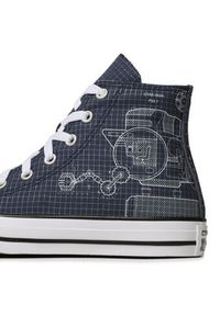 Converse Trampki Chuck Taylor All Star A03575C Granatowy. Kolor: niebieski. Materiał: materiał