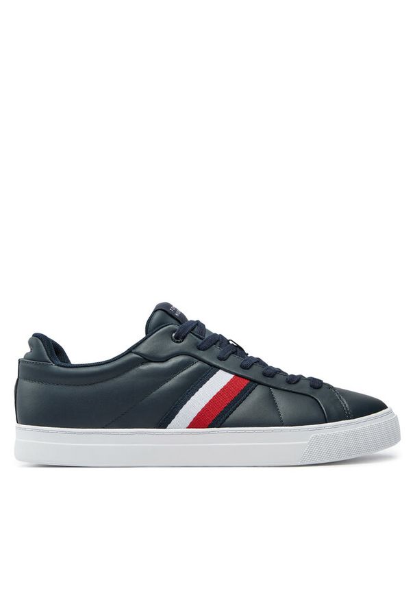 TOMMY HILFIGER - Sneakersy Tommy Hilfiger. Kolor: niebieski