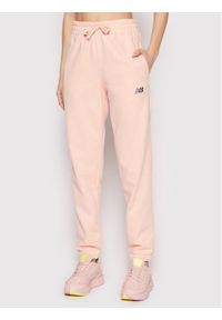 New Balance Spodnie dresowe Unisex UP21500 Różowy Athletic Fit. Kolor: różowy. Materiał: bawełna