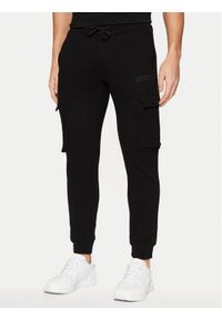 Guess Spodnie dresowe Z4YB08 K9V31 Czarny Regular Fit. Kolor: czarny. Materiał: bawełna #1