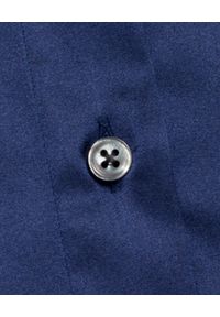 SOLUZIONE - Granatowa bluzka z jedwabiu. Okazja: na co dzień. Kolor: niebieski. Materiał: jedwab. Długość: długie. Styl: casual #6