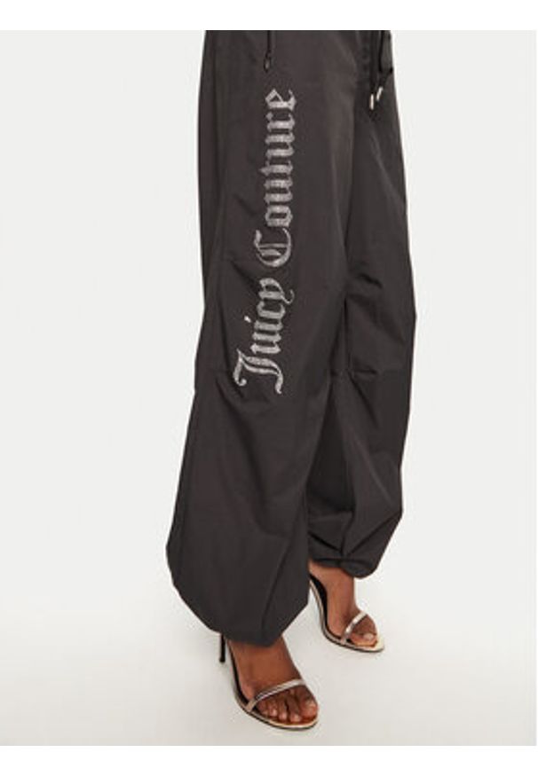 Juicy Couture Spodnie dresowe Ayla JCWBJ24306 Czarny Loose Fit. Kolor: czarny. Materiał: syntetyk