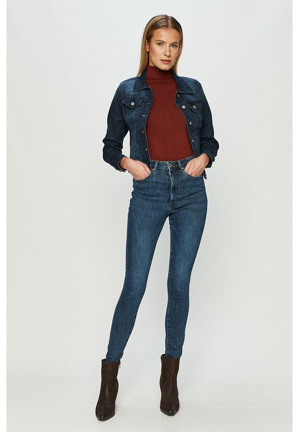 Vero Moda - Jeansy Loa. Kolor: niebieski