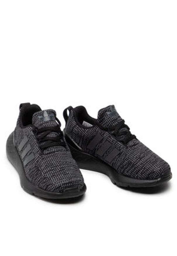 Adidas - adidas Sneakersy Swift Run 22 C GY3008 Czarny. Kolor: czarny. Materiał: materiał. Sport: bieganie