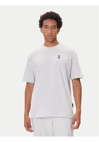 On T-Shirt Club-T 1ME1005 Szary Relaxed Fit. Kolor: szary. Materiał: bawełna