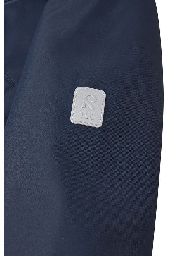 Reima kurtka przeciwdeszczowa dziecięca Hete kolor granatowy. Okazja: na co dzień. Kolor: niebieski. Materiał: materiał. Styl: casual