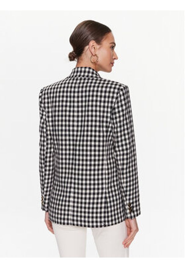 Pinko Marynarka Maderna 100642 A0N0 Czarny Regular Fit. Kolor: czarny. Materiał: bawełna