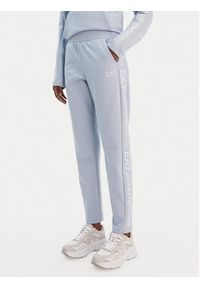 EA7 Emporio Armani Dres 7W000116 AF10443 U9309 Błękitny Regular Fit. Kolor: niebieski. Materiał: syntetyk #5