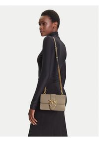 Pinko - PINKO Torebka Love One Mini ST.CL Al 25-26 PLTT 105856 A0F1 Szary. Kolor: szary. Materiał: skórzane #4
